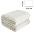 thumbnail image 3 of LHNFT Fleece Throw Blanket for Couch - Soft & Warm Fluffy Blanket, Decorative and Giftable Striped Blankets for Women, Men, 70x100cm, 3 of 6