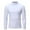 White, variant on Iugvhana Mock Turtleneck Shirts for Men Fashion Casual Solid Long Sleeve Lightweight Baselayer Tops Pullover Slim T-Shirt Navy S