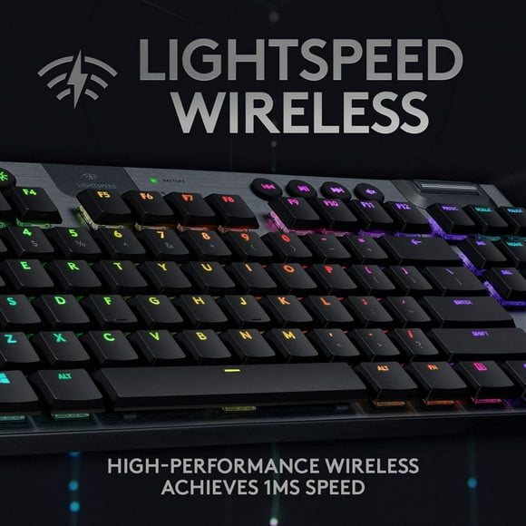 Logitech G915 TKL Tenkeyless LIGHTSPEED Wireless RGB Mechanical Gaming Keyboard - GL Tactile