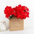 thumbnail image 2 of Valentine Christmas Simulation Bouquet Flannelette False Flower Home Decoration, 2 of 7