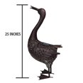 thumbnail image 3 of Oakland Living Four Pack 25 inch Steel Indoor/Outdoor Animal Duck Statue with Solar Light, 3 of 4