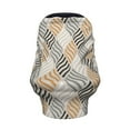 thumbnail image 2 of Haiem Geometric Baby Nursing Cover & Nursing Poncho - Multi Use Cover for Baby Car Seat Canopy, Stroller Cover, 360°Full Privacy Breastfeeding Coverage, 2 of 9