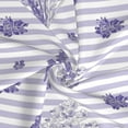 thumbnail image 6 of Disketp Stripes And Sprigs Of Lavender Women Swimsuit Cover Up Short Chiffon Summer Beach Sarong Bikini Wrap Skirt Bathing Suit, 6 of 7