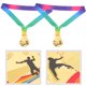 thumbnail image 1 of CRILSTYLEO 2Ud De Bádminton Decorativas En Metal Oro Rosa Para En Juegos Y Competencias, 1 of 6