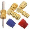 thumbnail image 1 of 3Pcs Set R12 to R134A Conversion Kit for Air Conditioning Refrigerant Pipe with Quick Connect Function, 1 of 8