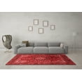 thumbnail image 3 of Ahgly Company Indoor Rectangle Medallion Red Traditional Area Rugs, 2' x 5', 3 of 4