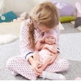 thumbnail image 5 of 8 piece Layette Baby Doll Gift Set | JC Toys - La Newborn Nursery | 14" Life-Like Smiling Doll w/ Accessories | Pink | Ages 2+, Pink Smiling, 5 of 5