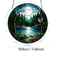 thumbnail image 2 of EGNMCR Home Decor, Room Decor, Wall Decor Acrylic Puzzle Pendant Sunshade Window Hanging Plates A chopper, 2 of 6