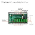 thumbnail image 4 of 5/8 Zone Central Heating Controller Floor Hot Water System Pump Valve Actuator 8, 4 of 8