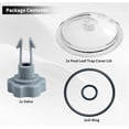 thumbnail image 3 of For Intex SF80110-1 Pool Leaf Trap Cover Lid Sand Filter Pump O-Ring Valve Swimming Pool Cleaning Co, 3 of 5
