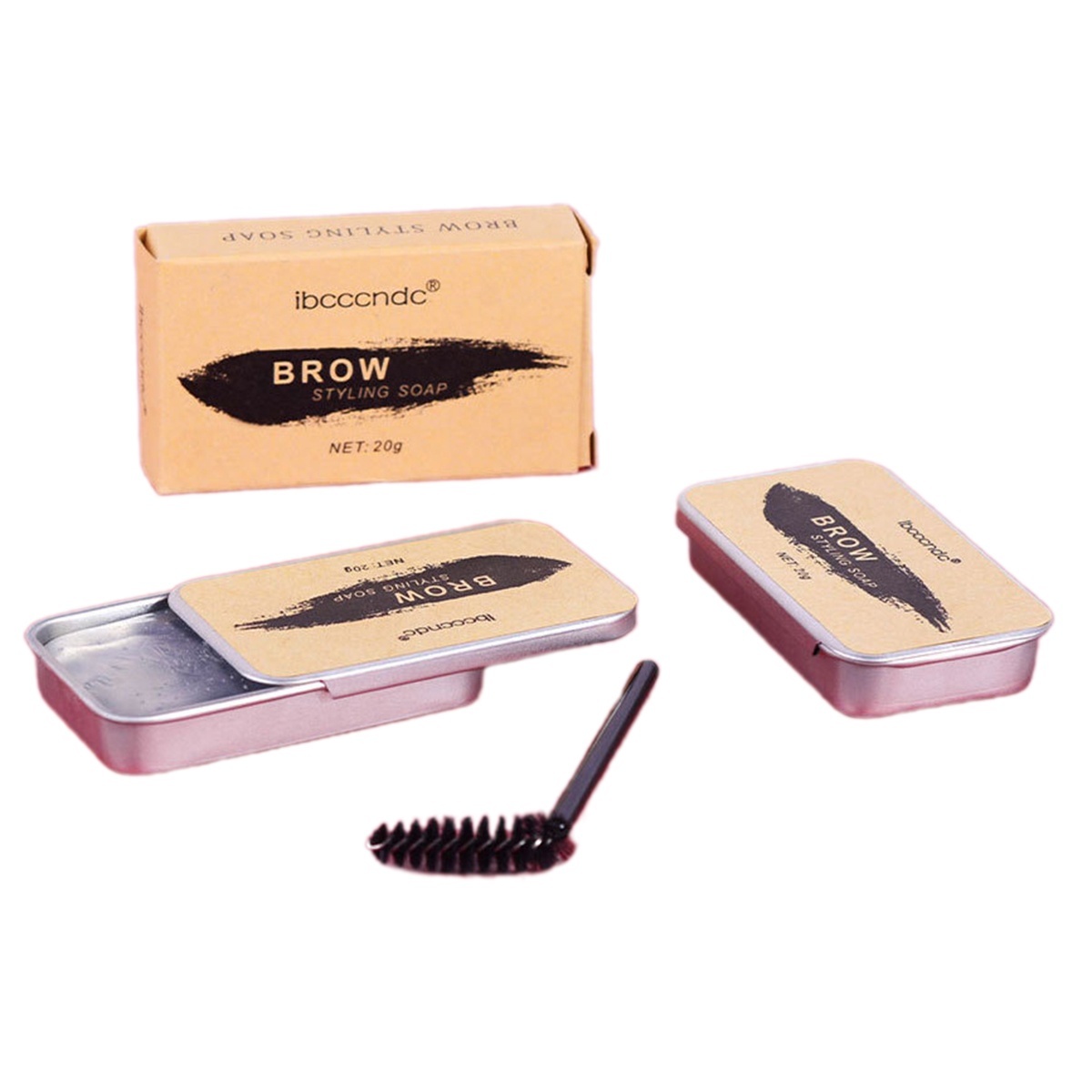 Eyebrow Soap Kits, Brows Styling Soap, Waterproof Long Lasting Smudge