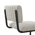 thumbnail image 6 of Modway Parity 30.5" Upholstered Fabric Bar Stool in Black/Taupe (Set of 2), 6 of 10