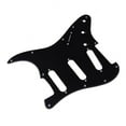 thumbnail image 2 of Pickguard 11 Trous 3 Simple Bobine 1 Pli Pli Scratch Noir, 2 of 7