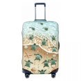 thumbnail image 1 of Custom Race To Safety Sea Turtle Suitcase Cover Dust Proof Luggage Covers Protector for 18-32 inch, 1 of 1
