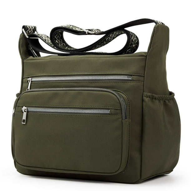 Bolso de mano Fancy Forest para mujer, bolso de hombro con varios bolsillos, bolso bandolera para viajes o trabajo de mujer