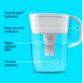 thumbnail image 4 of Brita Champlain Water Filter Pitcher, 10 Cup with 2 Filters, 4 of 5
