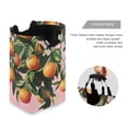 thumbnail image 3 of Yayeee Freestanding Laundry Hamper with Handle Collapsible Large Storage Basket for Clothes, Vibrant Oranges, 3 of 7