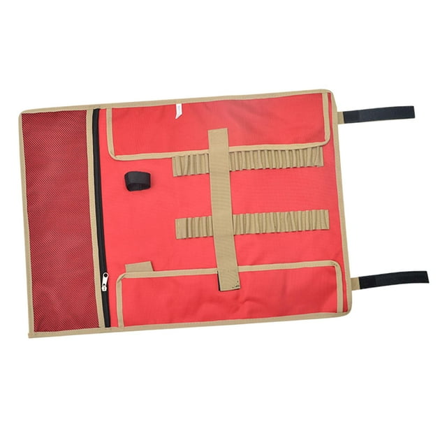 Bolsa de estaca para tienda de campaña kusrkot Organizador de estacas de carpa Rojo