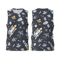 thumbnail image 2 of Easygdp Butterflies Men's Mesh Basketball Jersey Quick Drying Sleeveless Shirts Fitted Muscle Tank Tops Sport Round Neck T-Shirt - 4X-Large, 2 of 9
