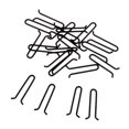 thumbnail image 2 of 20 piezas de material acero pesca terminal aparejos accesorios de pesca negro Zulema Trastos de la terminal de la pesca de la carpa, 2 of 6