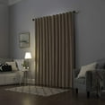 thumbnail image 6 of Sun Zero Amherst Velvet 96-Inch Thermal Total Blackout Back Tab Window Curtain Panel in Ecru, 6 of 10