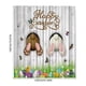 thumbnail image 3 of Cortina de Baño de Pascua, Sin Taladros, con 12 Ganchos, 3 of 6