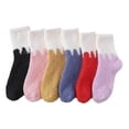 thumbnail image 1 of Calcetines de felpa mullidos para mujer, cómodos, gruesos, de invierno, cálidos y suaves, de forro polar., 1 of 5