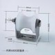 thumbnail image 4 of bearing roller nylon U-shaped track wheel with stainless steel bracket for 60 round tube pulley fixed pulley cable hanger, 4 of 5