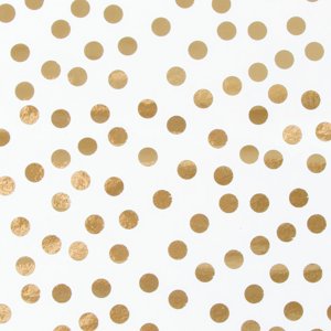 Celebrate It White & Gold Dots Tissue Paper, 60 Count
