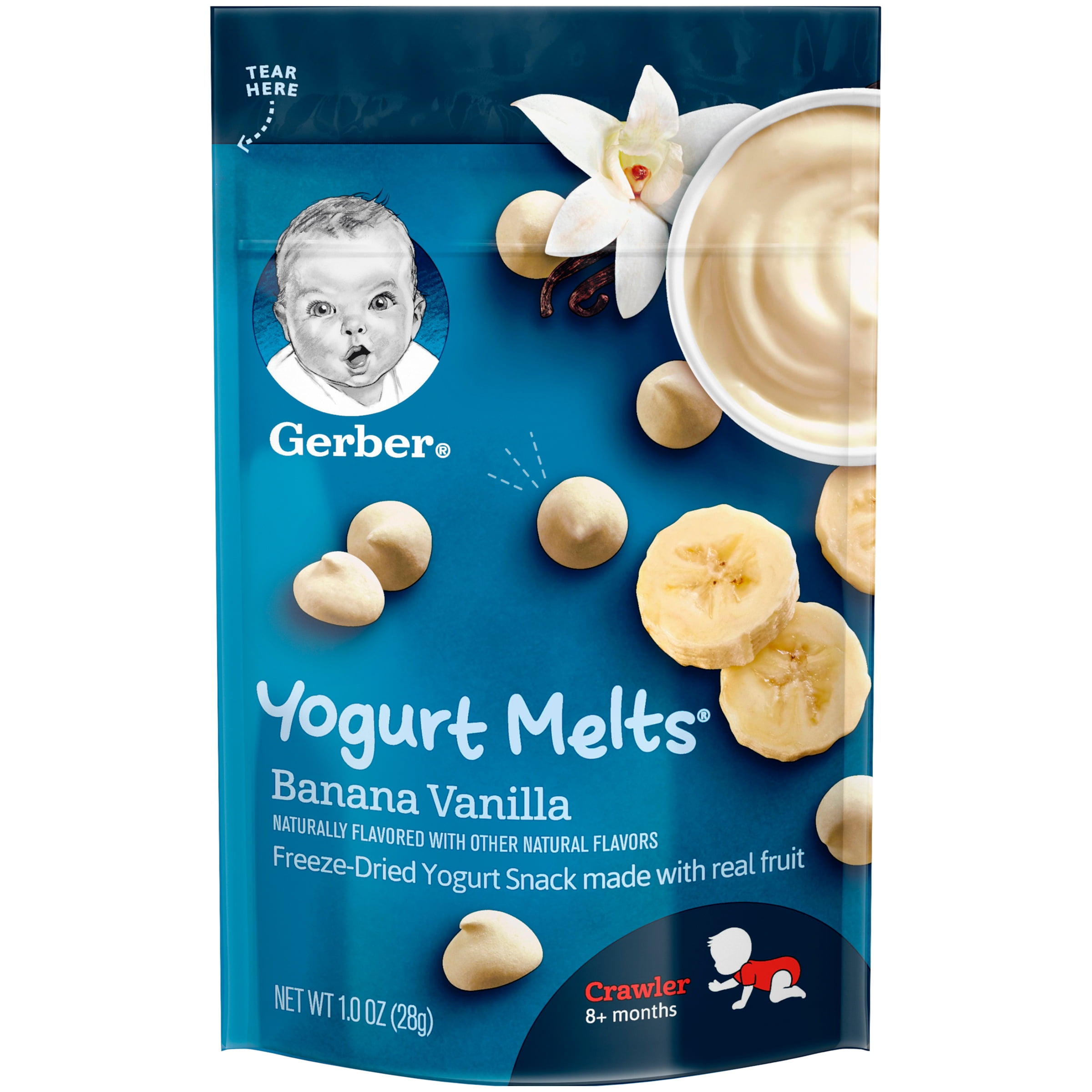Gerber Yogurt Melts Banana Vanilla 1 oz.