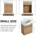 24 inch Bathroom Vanity with Sink Combo Wall Mounted Bathroom