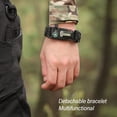 thumbnail image 3 of Correa de Reloj de Pulsera Paracord 6 en 1, Silbato de Brújula para Iniciador de Fuego, Huami, Para Aventuras al Aire Libre, 3 of 7