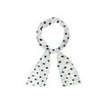 thumbnail image 5 of INSPIRE CHIC Women's Polka Dots Skinny Scarf Head Neck Wrap Neckerchief Hair Band White, 5 of 5