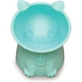 thumbnail image 3 of NICE PAWS-Tilted Elevated Cat Food Bowl -Blue - 1 Pc - Anti Vomit Raised Pet Bowl for Cats and Small Dogs - 100% Recycled Plastic, 3 of 3