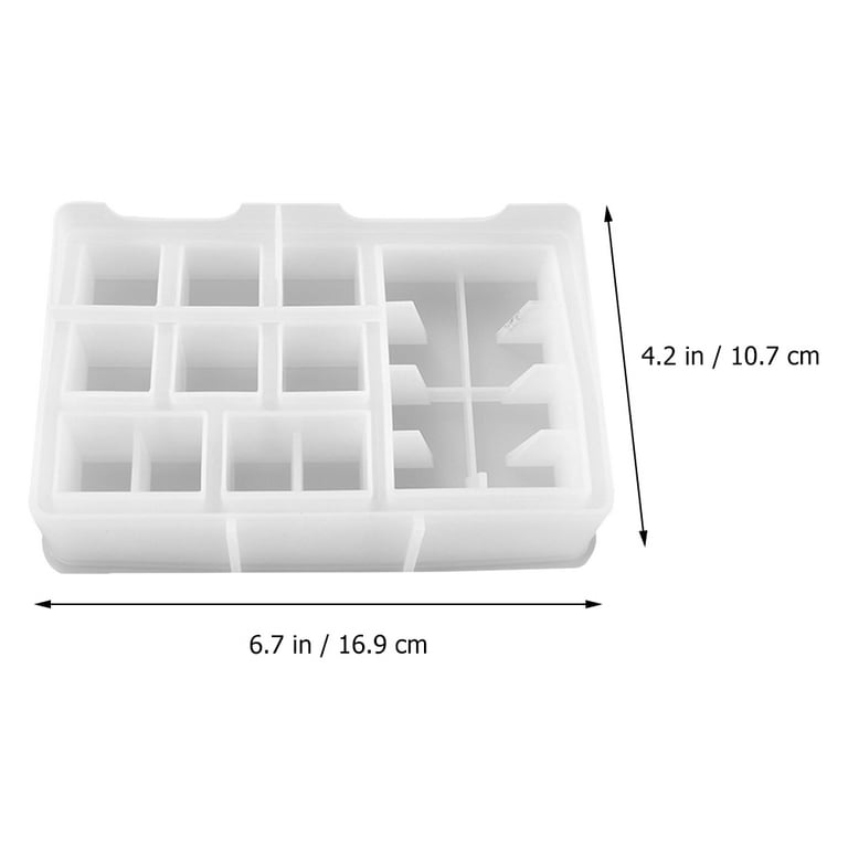 Silicone Molds Organizers Holder Mould Cube Mold Ice Casting Lipstick Cases  Tray Case Resin Making Jewelry Pen