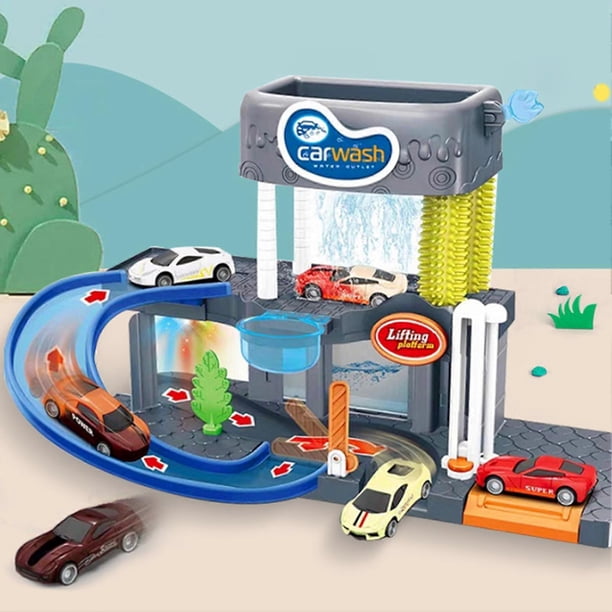 Children's Cars Toys Car Wash Playset Interactive Water Play Toy for Kids Gift for Birthday Christmas Day