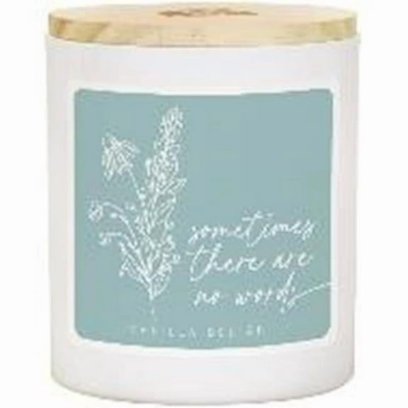 Sincere Surroundings 359410 No Words-Vanilla Delight Scent Candle