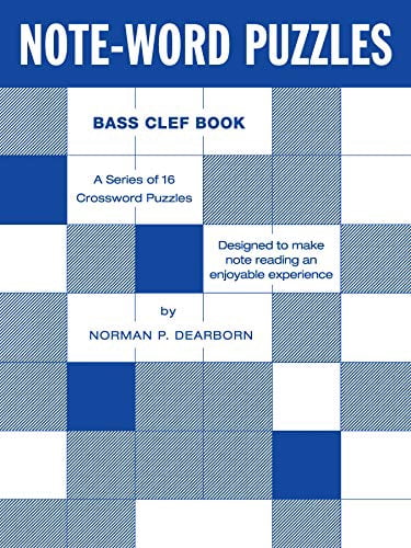 Pre-Owned Note-Word Puzzles: Bass Clef - Walmart.com