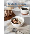thumbnail image 2 of U Chef Set de 4 Platos Hondos de Cerámica, Tazones para Postre, Arroz de 10 oz, 6 Pulgadas, Cuencos Apilables, Bowls de Cocina, Tazones para Sopa, 2 of 7
