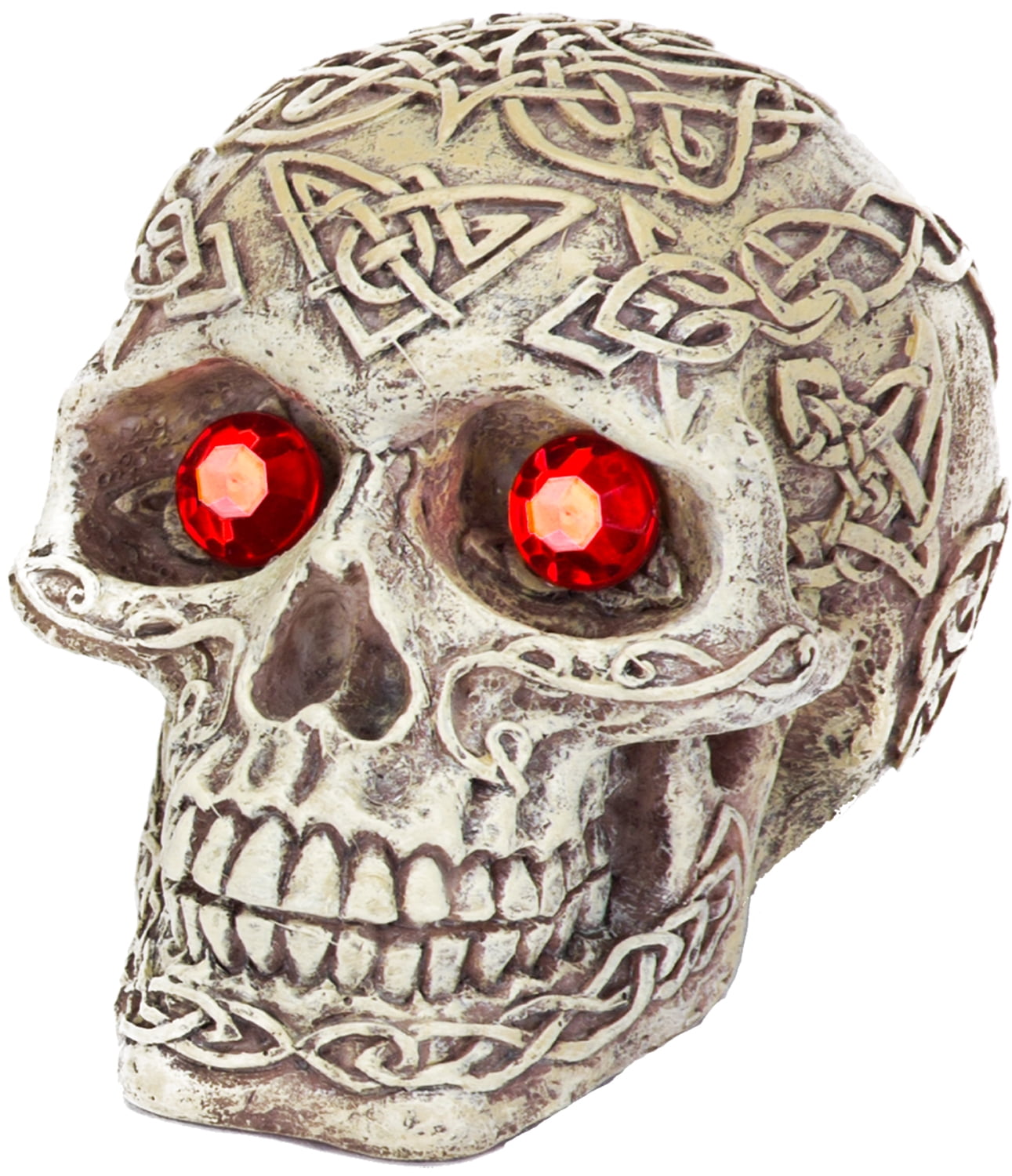 (4 pack) Penn-Plax Skull Gazers Aquarium Decor- Quality Resin for Terrarium and Fish Tanks - Mini - 1 count