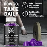 Boost Power Gummies Advanced Formula All Natural Vitamin Supplement ...