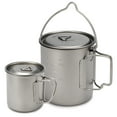 thumbnail image 1 of Taza Titanium 400 ml Conjunto de taza 750 ml Conjunto de olla colgante de titanio ultraligero Conjun Meterk Taza Titanium, 1 of 7