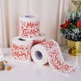 thumbnail image 4 of TIMIFIS Roll Paper Christmas Pattern Color Toilet Paper Santa Christmas Tree Printed Tissue Kitchen Gadgets, 4 of 8