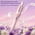 thumbnail image 4 of Curling Iron,Automatic Rotating Hair Curler,Professional Curling Wand Fast Heat Up,Beach Curls for Women,Ideal Gifts for Women,Pink, 4 of 10