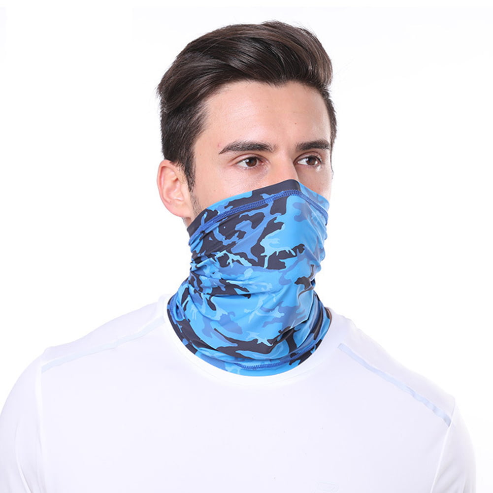 2pcs Magic Scarf Sports Equipment Outdoor Sunscreen Full Face Mask Scarf