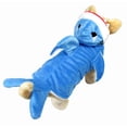 thumbnail image 2 of Sudadera con capucha de forro polar de tiburón Mogoko para mascotas, cálida, L, 31 cm, 2 of 7