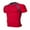 Red Workout Compression Shirt, variant on Sports Workout Compression Shirt for Men Quick Drying Breathable T Shirt Short Sleeve Crew Neck Tee Yellow XXXL