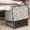thumbnail image 7 of Vsdgher Flowe Rooster 2 Slice Toaster Cover, Appliance Covers Toaster Cover Fits for Most Standard 2 slice Toasters, 7 of 7