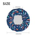 thumbnail image 4 of KLL Colorful Fish 3 Pattern Shower Cap & Bath Cap for Women,Reversible Oversized Waterproof Shower Caps for all Hair Lengths,Elastic Reusable Bathing Hair Cap, 4 of 6