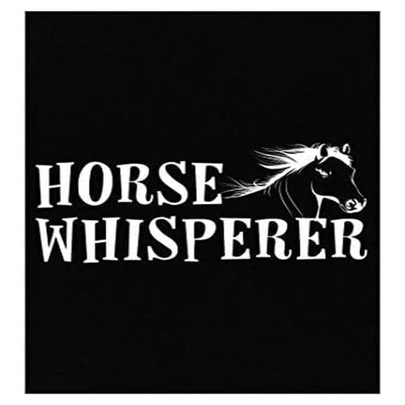 Funny Horse Whisperer Poster - Equestrian Humor - Wall Decor for Horse Lovers Gift